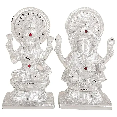 Laxmi Ganesh Murti for Diwali Puja, Lakshmi Ganapati Murti for Home Office Diwali Decoration Items, Pooja Idols(Diwali Gift Items Idols)
