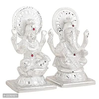 Laxmi Ganesh Murti for Diwali Puja, Lakshmi Ganapati Murti for Home Office Diwali Decoration Items, Pooja Idols(Diwali Gift Items Idols)-thumb5