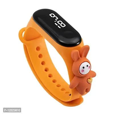 Cartoon Character Waterproof Touch Button Silicone Smart Digital Led Band-thumb0