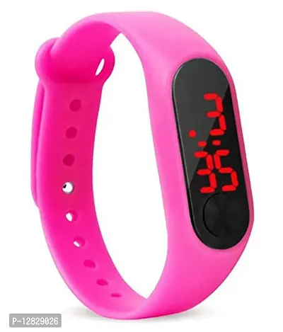 Smart Bracelet M3 Kids Solid Color Adjustable Strap Led Digital Wrist Watch