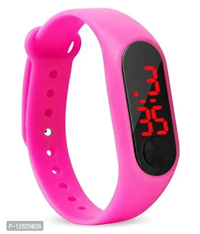 Smart Bracelet M3 Kids Solid Color Adjustable Strap Led Digital Wrist Watch-thumb0