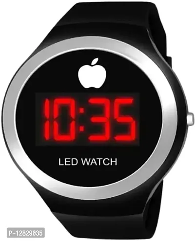 Round Shaped Led Digital Watch Pack Of 1-thumb0