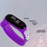 Cartoon Purple Waterproof Led Watch-thumb1