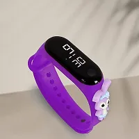 Cartoon Purple Waterproof Led Watch-thumb2