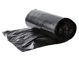 Zopy Garbage Bags 19 X 21 Inches (Medium Size) 60 Bags (2 Rolls) Black color-thumb1