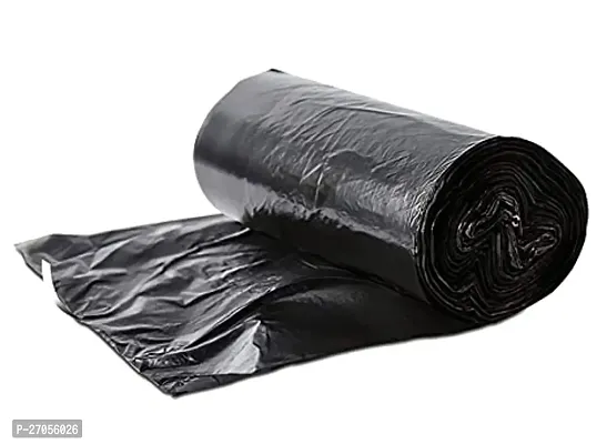 Zopy Garbage Bags 19 X 21 Inches (Medium Size) 60 Bags (2 Rolls) Black color-thumb2