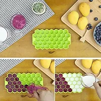 Silicone Ice Cube Trays with Flexible 37-Ice Trays BPA Free (PACK OD 2 PCS)-thumb3