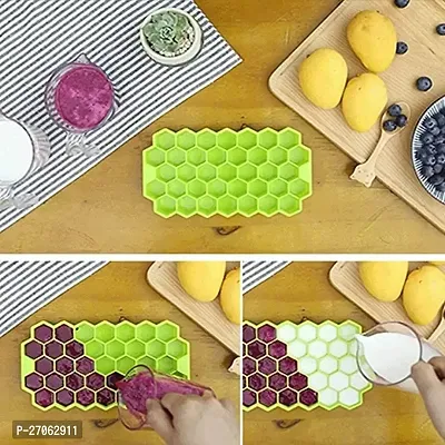 Silicone Ice Cube Trays with Flexible 37-Ice Trays BPA Free (PACK OD 2 PCS)-thumb4