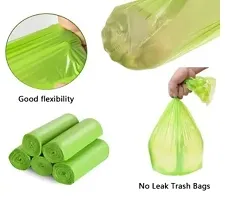 Zopy Biodegradable Garbage Premium Bags 19 X 21 Inches (Medium Size) 90 Bags (3 Rolls)  - Green Color-thumb1