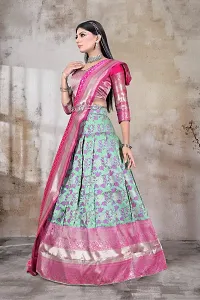 Stylish Soft Silk Lehenga Choli Set For Women-thumb1