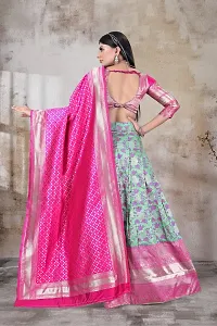Stylish Soft Silk Lehenga Choli Set For Women-thumb2