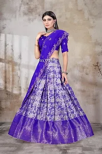 Stylish Soft Silk Lehenga Choli Set For Women-thumb2