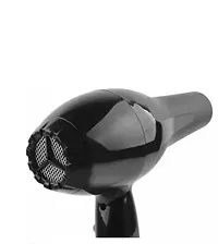BLACK color hair dryer for men and women, 1500 watt hair dryer, 2 Speed 3 Heat Settings Cool Button with AC Motor, Concentrator Nozzle and Removable Filter-thumb3