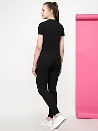 Womens Dailywear Active Wear Top Bottom Suits Track Suit-thumb2