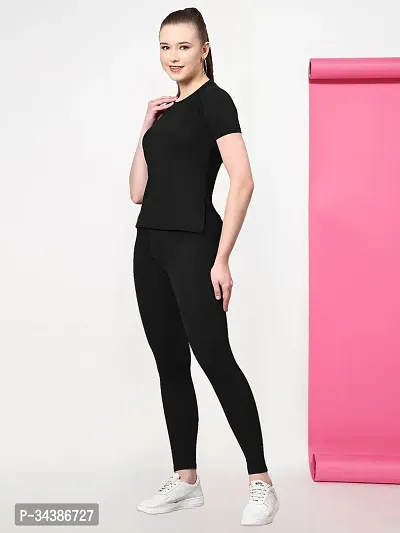 Womens Dailywear Active Wear Top Bottom Suits Track Suit-thumb2