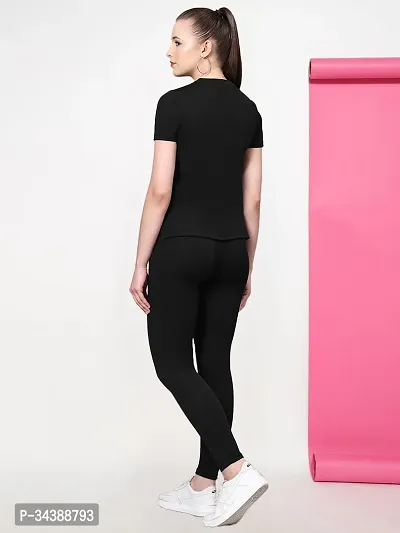 Womens Dailywear Active Wear Top Bottom Suits Track Suit-thumb3