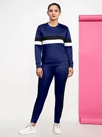 Womens Dailywear Active Wear Top Bottom Suits Track Suit-thumb1