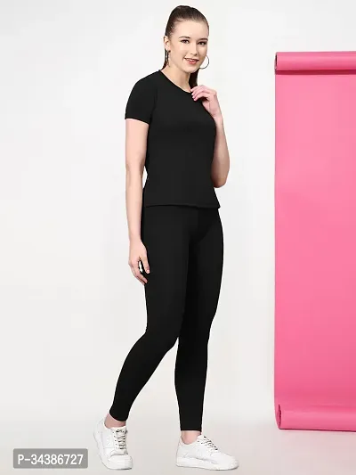 Womens Dailywear Active Wear Top Bottom Suits Track Suit-thumb4