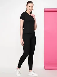 Womens Dailywear Active Wear Top Bottom Suits Track Suit-thumb3