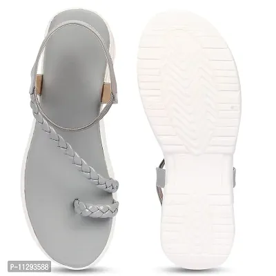 SPONEX ENIRATE Fashion Sandal for womens (Grey, numeric_4)-thumb4