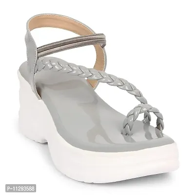 SPONEX ENIRATE Fashion Sandal for womens (Grey, numeric_4)-thumb0