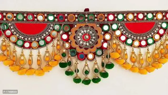 RADHE CREATION pearl beads handmade home door hanging decor Festive toran