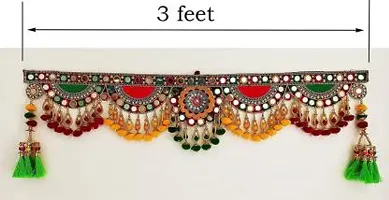 RADHE CREATION pearl beads handmade home door hanging decor Festive toran-thumb2