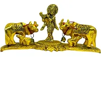 Cow Pair With Krishna Standing-thumb2