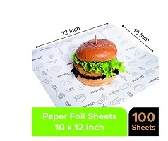 Oddy Uniwraps Food Wrapping Paper Sheets (10x12 Inches, Pack of 100 Sheets) Paper Foil-thumb1