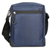 Polyester Multi Purpose Messenger bag sling bag side bag navy-thumb3