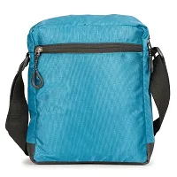 Polyester Multi Purpose Messenger bag sling bag side bag green-thumb2