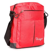 Polyester Multi Purpose Messenger bag sling bag side bag red-thumb1