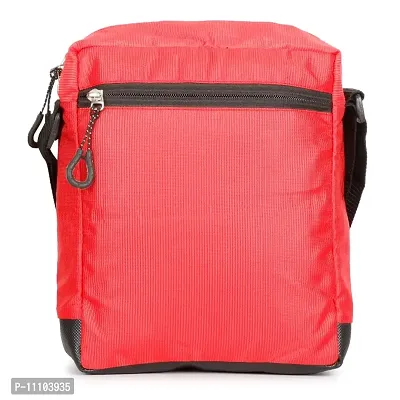 Polyester Multi Purpose Messenger bag sling bag side bag red-thumb5