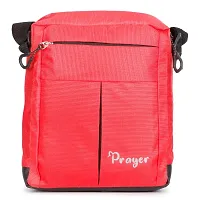Polyester Multi Purpose Messenger bag sling bag side bag red-thumb3