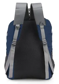 Prayer 40L Large Laptop Backpack With 3 Compartment Polyester Trendy Water Proof Travel Backpack school bag navy-thumb1