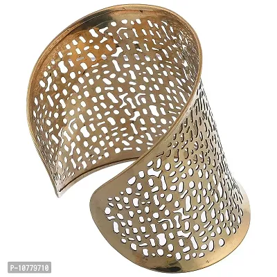 JDX Gold Plated Cuff for Women and Girls-thumb0