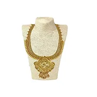 JDX Gold Plated Traditional Fancy Partwear Necklace Combo SetFor Girl & Women-thumb1