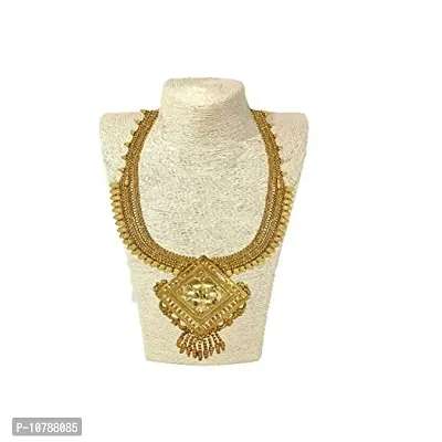 JDX Gold Plated Traditional Fancy Partwear Necklace Combo SetFor Girl & Women-thumb2