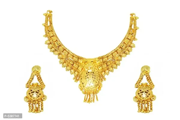Gold Plated Bridal Jewellery Set for Women-thumb2