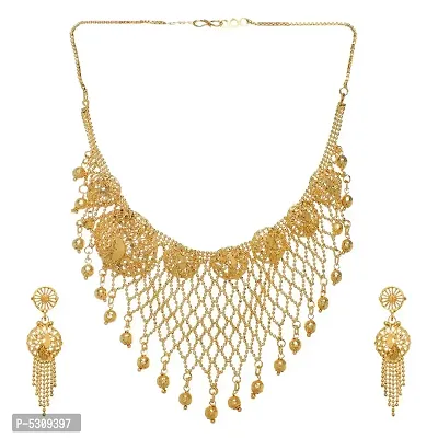 Gold Plated Wedding Jewellery Necklace Set