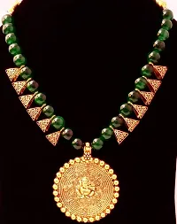 Green Designer necklace set for women Suitable for weddings & engagement-thumb2