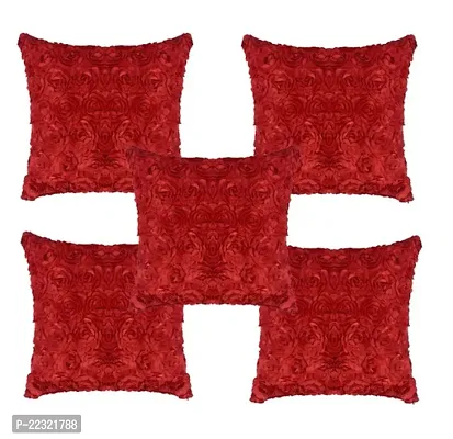 JDX Cushion cover | Designer Rose Style Soft Cushion Cover Set of 5 | Cushion cover, Cushion cover-thumb0
