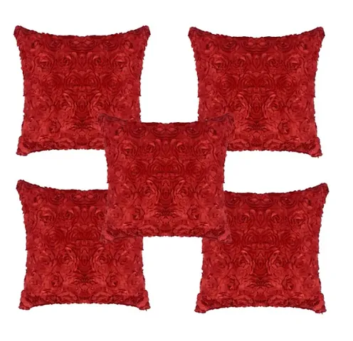 JDX Cushion cover | Designer Rose Style Soft Cushion Cover Set of 5 | Cushion cover, Cushion cover