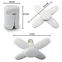 Small Foldable Fan Blade Shaped Ceiling LED Light Bulb-thumb2