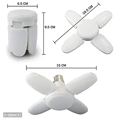 Small Foldable Fan Blade Shaped Ceiling LED Light Bulb-thumb3