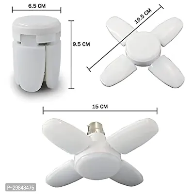 Small Foldable Fan Blade Shaped Ceiling LED Light Bulb-thumb4