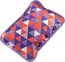 Electric Hot Warm Water Heat Bag Hot Water Bottle Pouch Massager for Pain Relief and Winters Heating Rechargeable Gel Pad Electrical 1 L Hot Water Bag, MULTICOLOR-thumb1