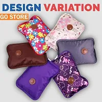 Electric Hot Warm Water Heat Bag Hot Water Bottle Pouch Massager for Pain Relief and Winters Heating Rechargeable Gel Pad Electrical 1 L Hot Water Bag, MULTICOLOR-thumb3