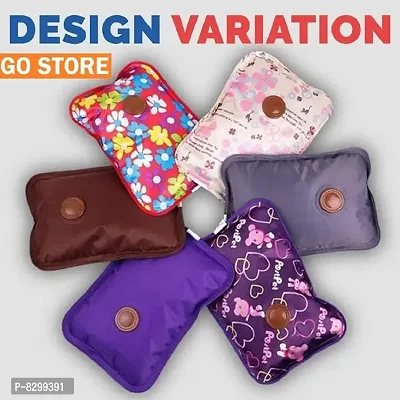 Electric Hot Warm Water Heat Bag Hot Water Bottle Pouch Massager for Pain Relief and Winters Heating Rechargeable Gel Pad Electrical 1 L Hot Water Bag, MULTICOLOR-thumb4