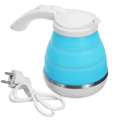ND BROTHERS Travel Electric Portable Foldable 600ML Kettle Collapsible Silic